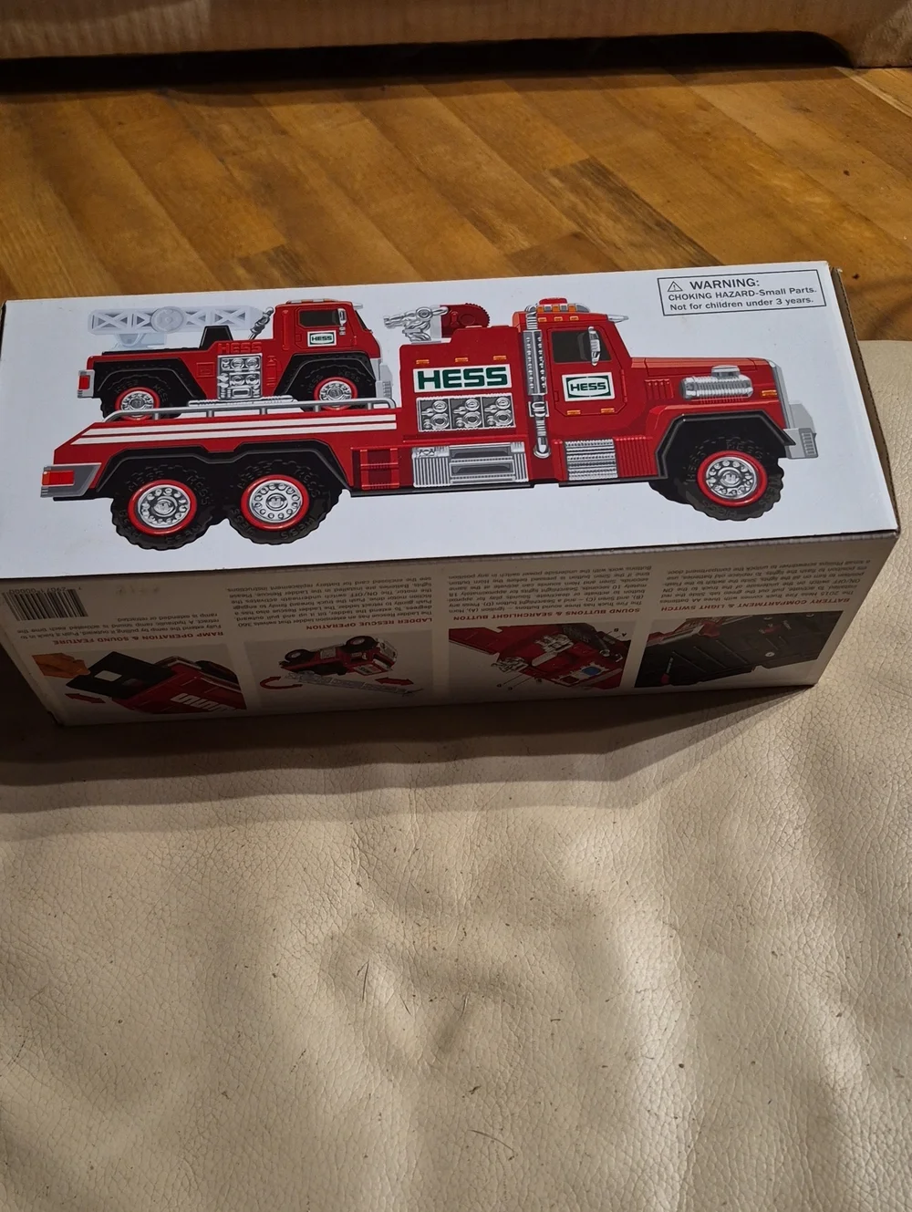 HESS Red Tow Truck Kids Toy